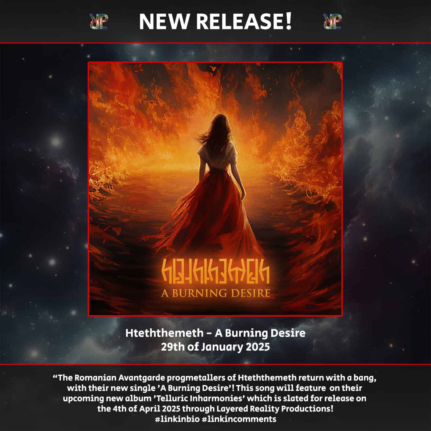 Hteththemeth releases new single ‘A Burning Desire’!